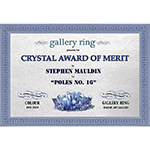 Gallery Ring:COLOUR Crystal Award of Merit